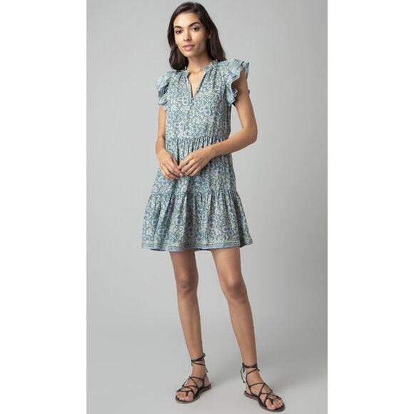 Omika Wilora Mini Dress in Tabina Seaglass Sz. S - Picture 1 of 7